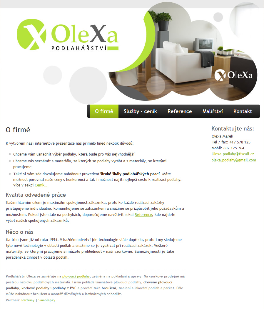 Podlahářství Olexa